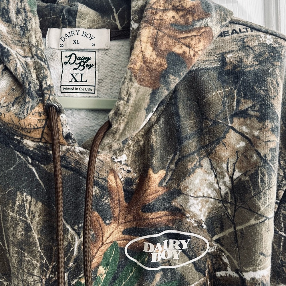 Dairy Boy Camouflage Hoodie